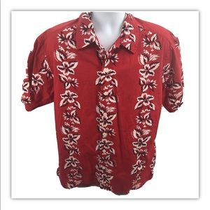 Vintage Men’s Tommy Hilfiger aloha camp shirt L